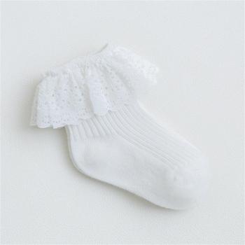 Emmababy Baby Girls Soft Cotton Frilly Socks