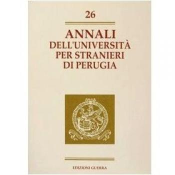 Annali dell'Università per stranieri di Perugia. Anno VII