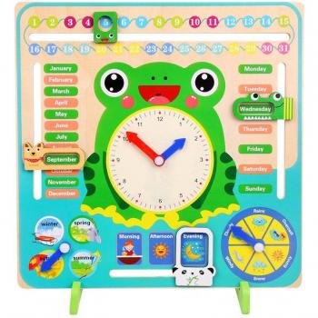 Wooden Time Cognition Puzzle for Preschoolers
