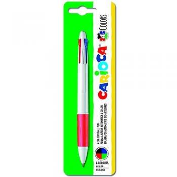 Carioca 4 UNIDADES Bolígrafo de 4 Colores