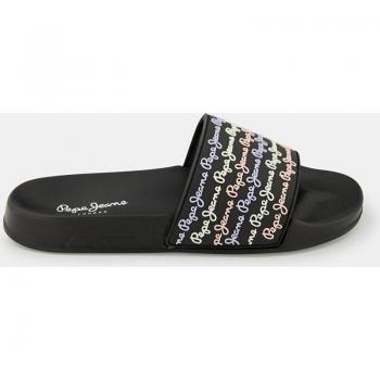 Chanclas Pepe Jeans Beach Slider Set negro amarillo azul pastel mujer