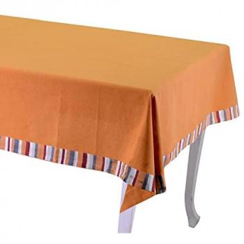 VACCHETTI Tischdecke mit Streifen und Garnfärbung 140x180 cm