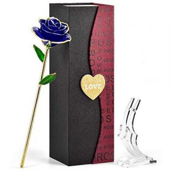 Idea regalo natale: rose stabilizzate bagnate in oro 24K