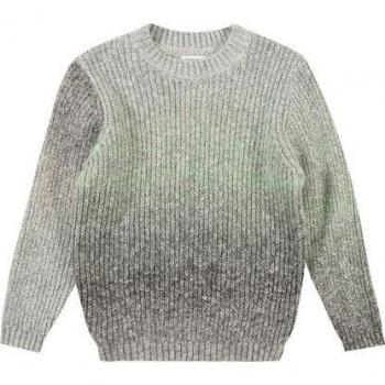 TOM TAILOR Strickpullover mit Farbverlauf – Kindergröße 116, Hellgrün, Baumwolle