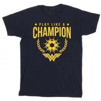 Chemise unie DC Comics Wonder Woman Girls, coton – Jouez comme une championne