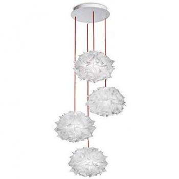 Sospensione lampadario Slamp VELI MINI QUARTET COUTURE VEL78SOS1400BW00