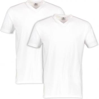 LERROS Doppelpack T-Shirt, V-Neck in Premium Baumwollqualität
