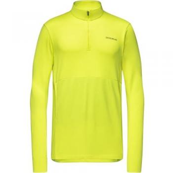 Maglia Gore Wear Trening Thermo Manica Lunga Gialla