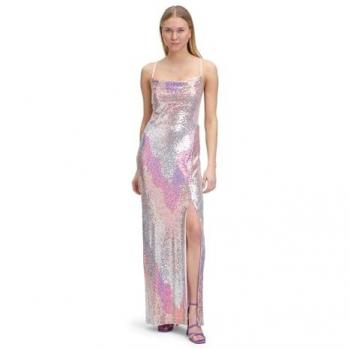 Abito Elegante Vera Mont Lilla Rosa Argento