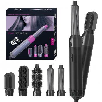 Stylo à Air Chaud Professionnel 5-en-1 – Noir