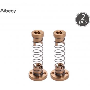 Aibecy Precision Lead Screw Nut Pair, T8, 8mm Lead, Spring Loaded
