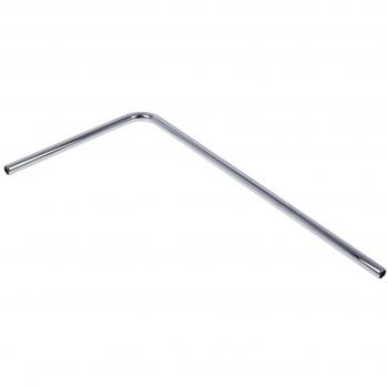 Alphacool HardTube 10 mm – 90° Messing Chrome, 40 cm