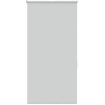 Blackout Roller Blind Light Grey 75x150 cm Polyester