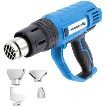 Hogert Technik HT2C551 Pistolet à air chaud avec accessoires