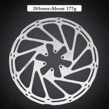 Road en MTB Compatibel Schijfremrotor Set, 1 Pc of 2 Pc Optie, Hydraulisch, 160/180/203 mm Middellijn