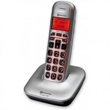 Telefoni DECT BigTel 1200 Amplicomms: Nero/Argento con Caller ID