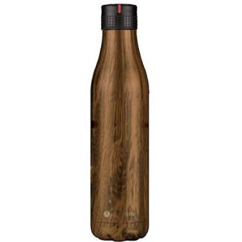 Les Artistes Bottle'Up 750 ml Glasflasche aus Holzverkleidung