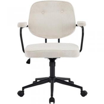 Fauteuil Ann en velours côtelé