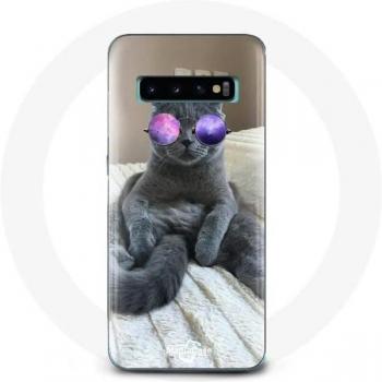 Samsung Galaxy S10 Case with British Shorthair Design