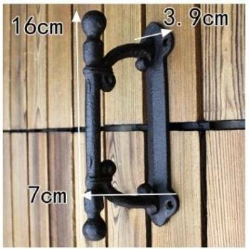 Rustic Cast Iron Door Handles for Home Decor