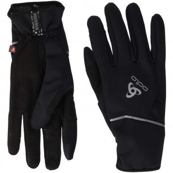 Odlo Windproof X,Warm Gants Mixte Adulte Noir FR : 8 (Taille Fabricant M)