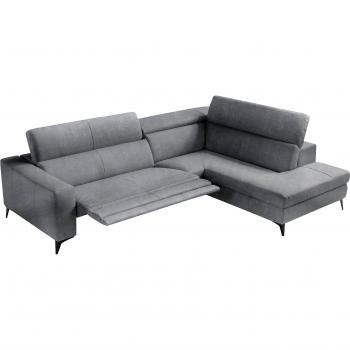 Egoitaliano Eckcouch »Edith, modernes Design mit Kopfteilen«