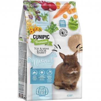 Cunipic Alimento Completo para Conejos Junior Toy, Mini y Supertoy Premium Natural Sin Cereales 2,5 kg