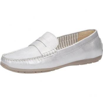 Silber-Slipper SIOUX Carmona-700 für Damen, Size 5.0