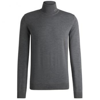 Hugo Rollkragenpullover San Thomas-M 50474174 Grau Slim Fit XXL Herren