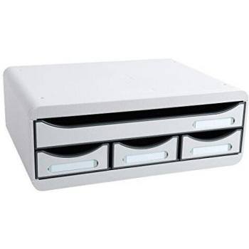Exacompta Cassetti Scrivania Toolbox Grigio