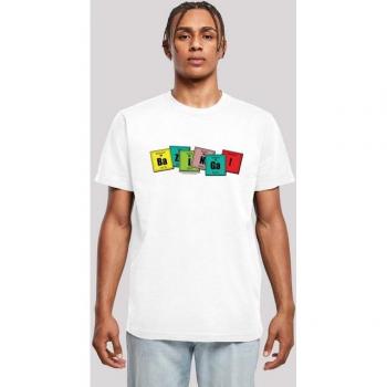 F4NT4STIC T-Shirt für Männer Big Bang Theory Bazinga, Regular Fit, weiß