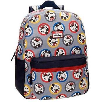 Mochila Escolar Disney Mickey Circles 32x42x12 cms