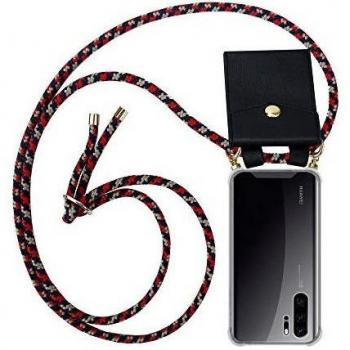 Cadorabo Cover Cordino per Smartphone Rosso