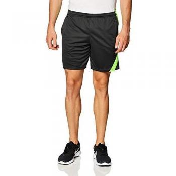 Nike Männer Dri‑FIT Academy Pro Shorts in Anthrachit, Grün & Weiß – L