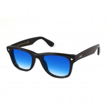 Occhiali da sole XLAB MADEIRA Forma quadrata Unisex Nero/Azzurro