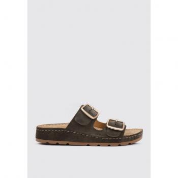 Mujer Verde: Sandalias Planas Limon
