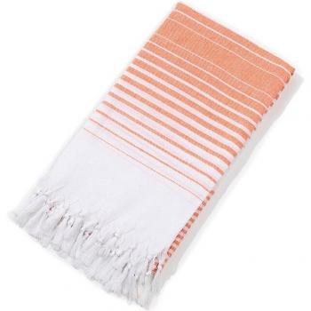 Striped Cotton Polyester Beach Towel