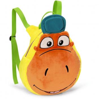 Nici 39887 Plüschrucksack Drache Kokosnuss, 26,5 x 24 x 8 cm