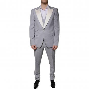 Dolce & Gabbana Men's Gray Slim Fit Suit
