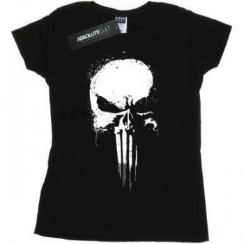 Marvel Women's The Punisher Graphic Cotton T-Shirt L Black