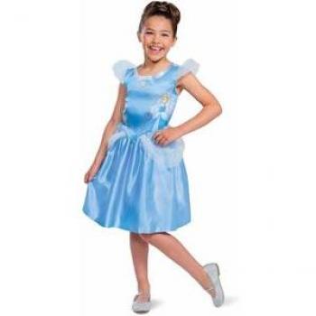 Disfraz de Princesa Disney, talla 7-8 años, personaje Cenicienta