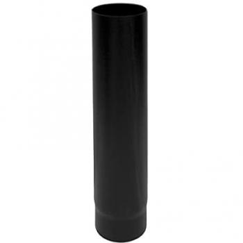 Tuyau de fumée 1 m (DN 130) – Poêle à bois émail noir 600 °C, conformité CE, Italie