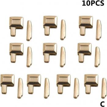 10 Set Zipper Repair Kit with Metal Sliders and Retainers