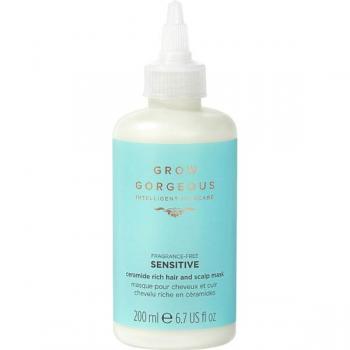 Masque aux Céramides pour Cheveux Sensibles Grow Gorgeous 200 ml