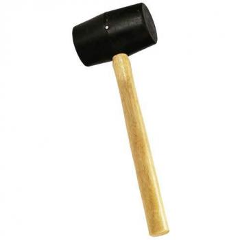 Masse professionnelle en caoutchouc noire 600 g