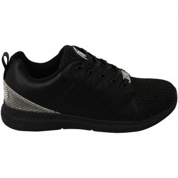 Philipp Plein Elegant Gisella Black Casual Running Sneakers, EU36/US5.5