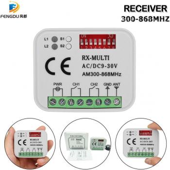 868.3MHz 2-Channel Universal Receiver 300-900MHz
