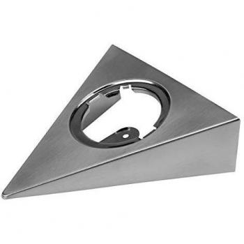 SLV Einbaugehäuse Triangel für 3W Downlight, gebürstetes Metall
