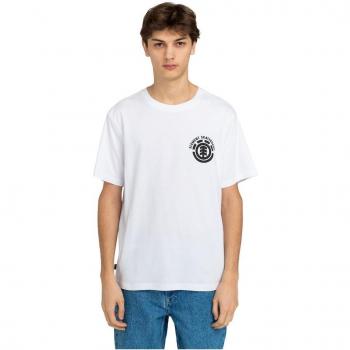 Element Herren T-Shirt aus Bio-Baumwolle, Optic White, Größe L