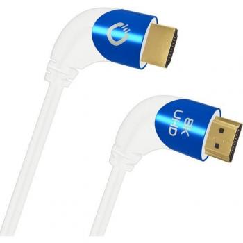 Câble HDMI 2.1 Oehlbach Shape Magic UHD 90 2m, coudé à 90°